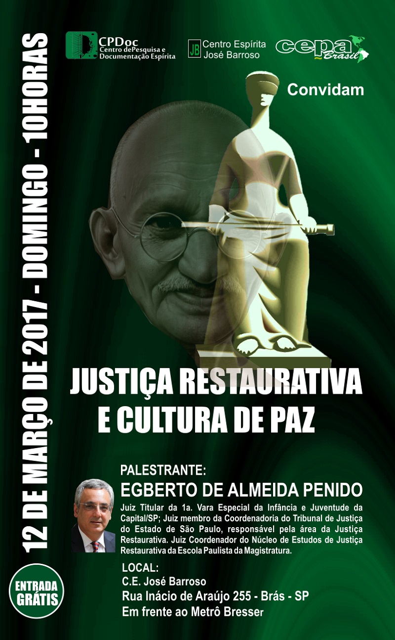 Cartaz Justica restaurativa